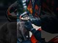 Cat rides motorcycle