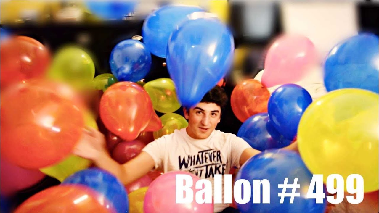 FILLING MY ROOM WITH 500 BALLOONS AND POPING THEM!!