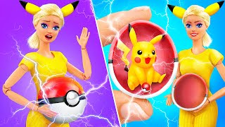 Meu Pokémon está grávido de um Pikachu! 32 DIYs para bonecas