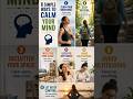 Six simple ways to calm your mind #motivation #halo #health