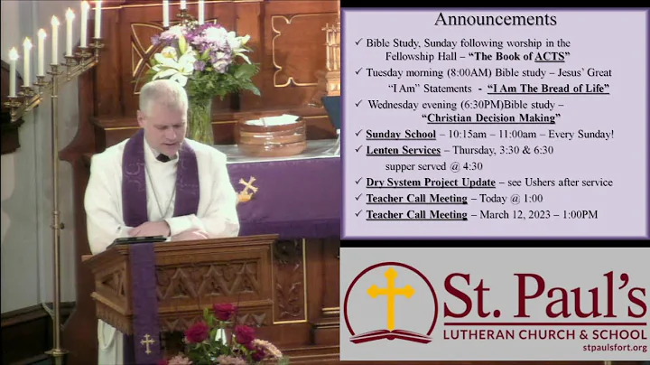 March 5, 2023 - Lent 2