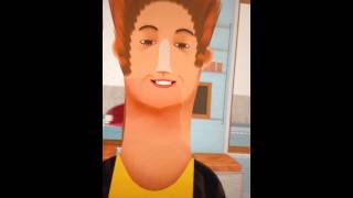 Toca Boca hair salon 2:how to make an gell-up hair screenshot 5