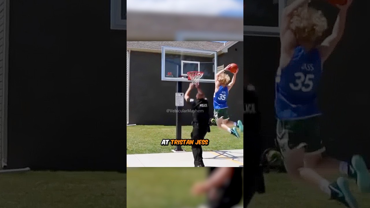 Kid arrested for breaking cops ankles