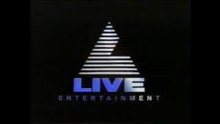 Live Entertainment (1995) Company Logo (VHS Capture)