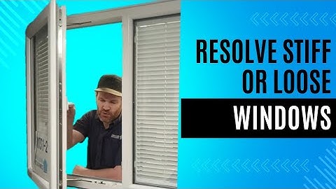 Los ramen op die openwaaien of moeilijk opengaan in enkele minuten | Eenvoudige afstelling met st...