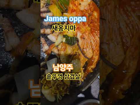 James Oppa #새옹지마 #솥뚜껑삼겹살 #남양주맛집 #Shorts