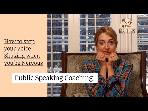 How to Stop your Voice Shaking when you&rsquo;re Nervous
