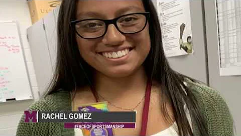 Rachel Gomez Sportmanship
