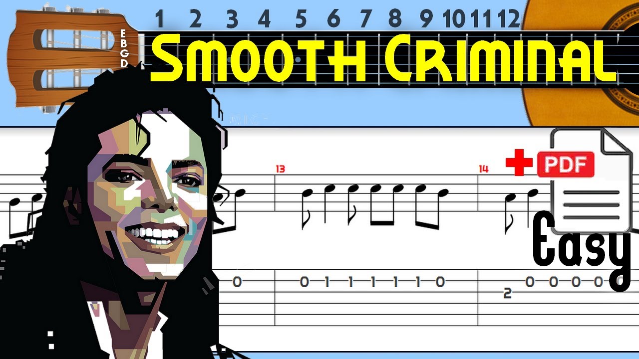 Video of Michael Jackson - Smooth Criminal Guitar Tab