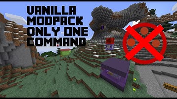 vanilla modpack only one command v.  1.0
