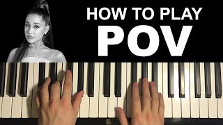 Video voorbeeld van "Ariana Grande - POV (Piano Tutorial Lesson)"