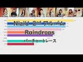 【NiziU 2nd アルバム】Raindrops バーチャートレース!! bar chat race!!歌詞あり[Line Distribution]
