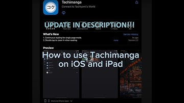 How To Use Tachimanga On iOS and iPad, The Tachiyomi Of iOS