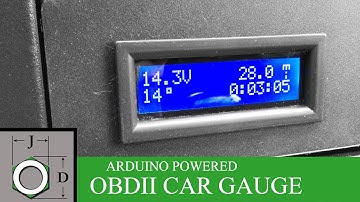 ELM327 + Arduino = Awesome DIY Car Gauge