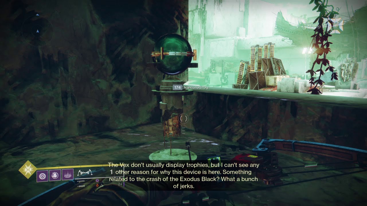 Ghost Scan, Nessus | Glade of Echoes: "The Vex Don't Usually Display Trophies" | The Red War