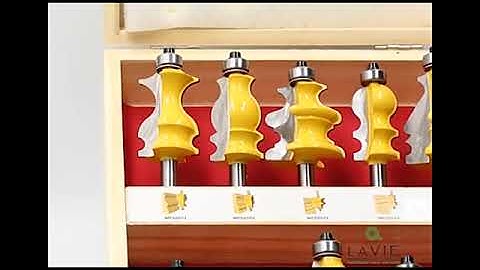 Architectural Molding Handrail Router Bits Set Casing Base CNC Line Woodworking Cutters Face Mill