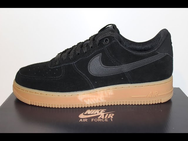 Nike Air Force 1'07 sneakers in black suede