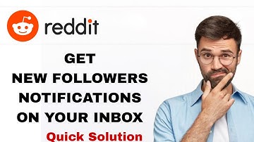 How To Get New Followers Notifications On Your Inbox On Reddit App | Step By Step