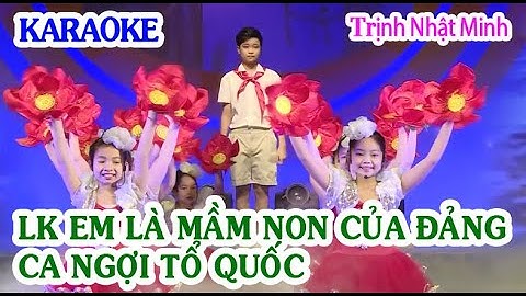 LK Em Là Mầm Non Của Đảng - Ca Ngợi Tổ Quốc - Trịnh Nhật Minh KARAOKE