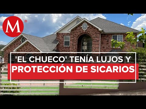 La lujosa casa en la que ‘El Chueco’ vivía en Chihuahua; una fortaleza de sicarios lo cuidaba