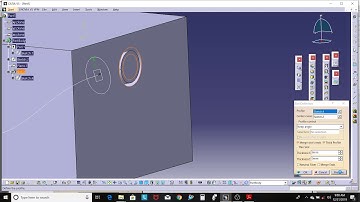2.13 Part Design CATIA V5: Slot Definition/Keep Angle Pulling Direction  Merge Rib End/Thick Profile