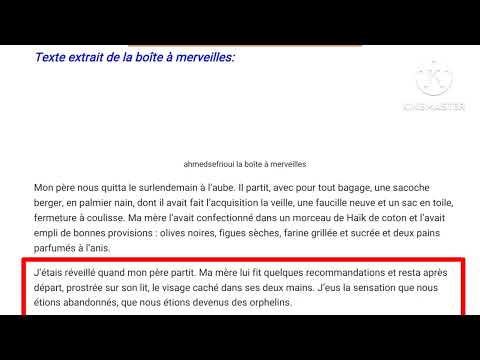 1bac la boîte à merveilles chapitre 9 contrôle N2 تصحيح نموذج الإمتحان الدورة الأولى