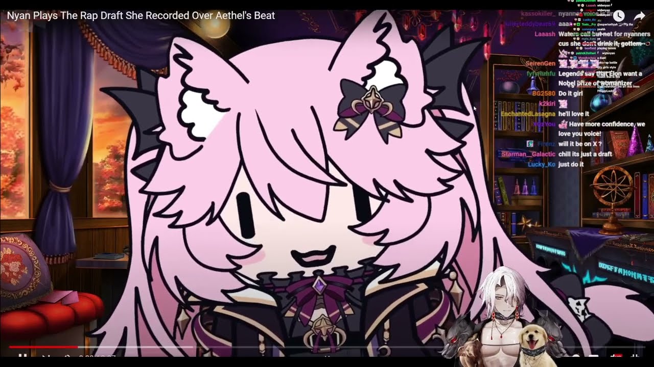 Aethel Listens to Nyan's Draft Rap Recording