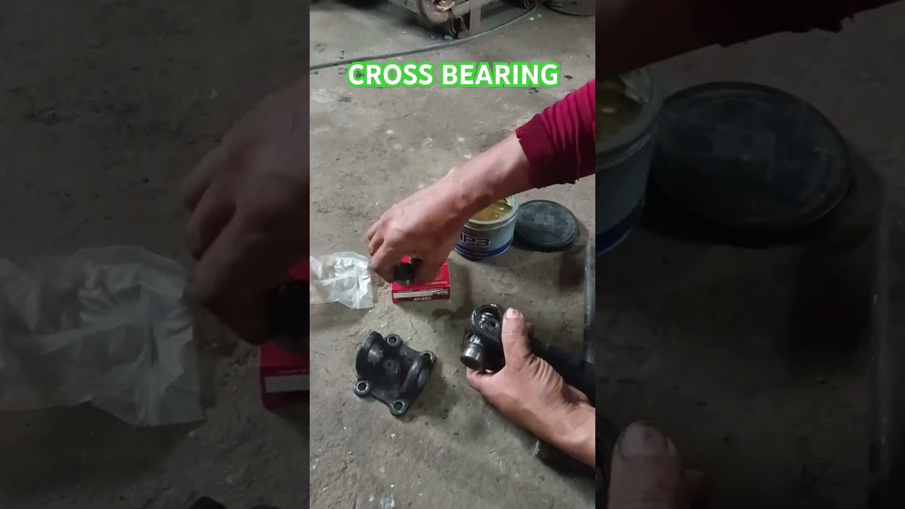 Replacement of cross bearing