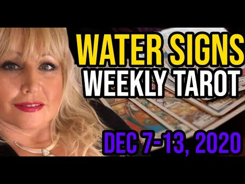 Alison Janes   WATER SIGNS ASTROLOGY TAROT READINGS  FOR 7TH DEC   13TH DEC 2020