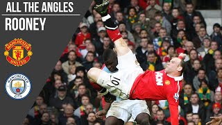 Wayne Rooney's Bicycle Kick v Man City Goal | All The Angles | Manchester United