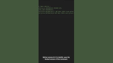 MYSQL | COMMAND  | CHECK #shorts #youtubeshorts #shortsvideo #short #shortfeed #mysql #sql