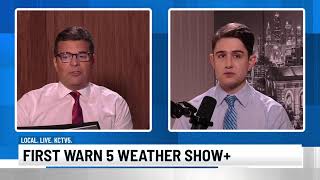 First Warn 5 Weather Show+ For Monday 8/31/2026
