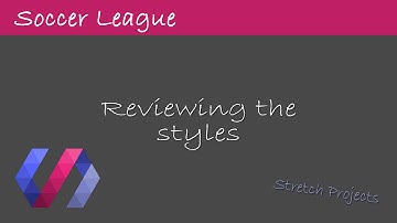 Reviewing the styles | PHP MVC Soccer League with Polymer