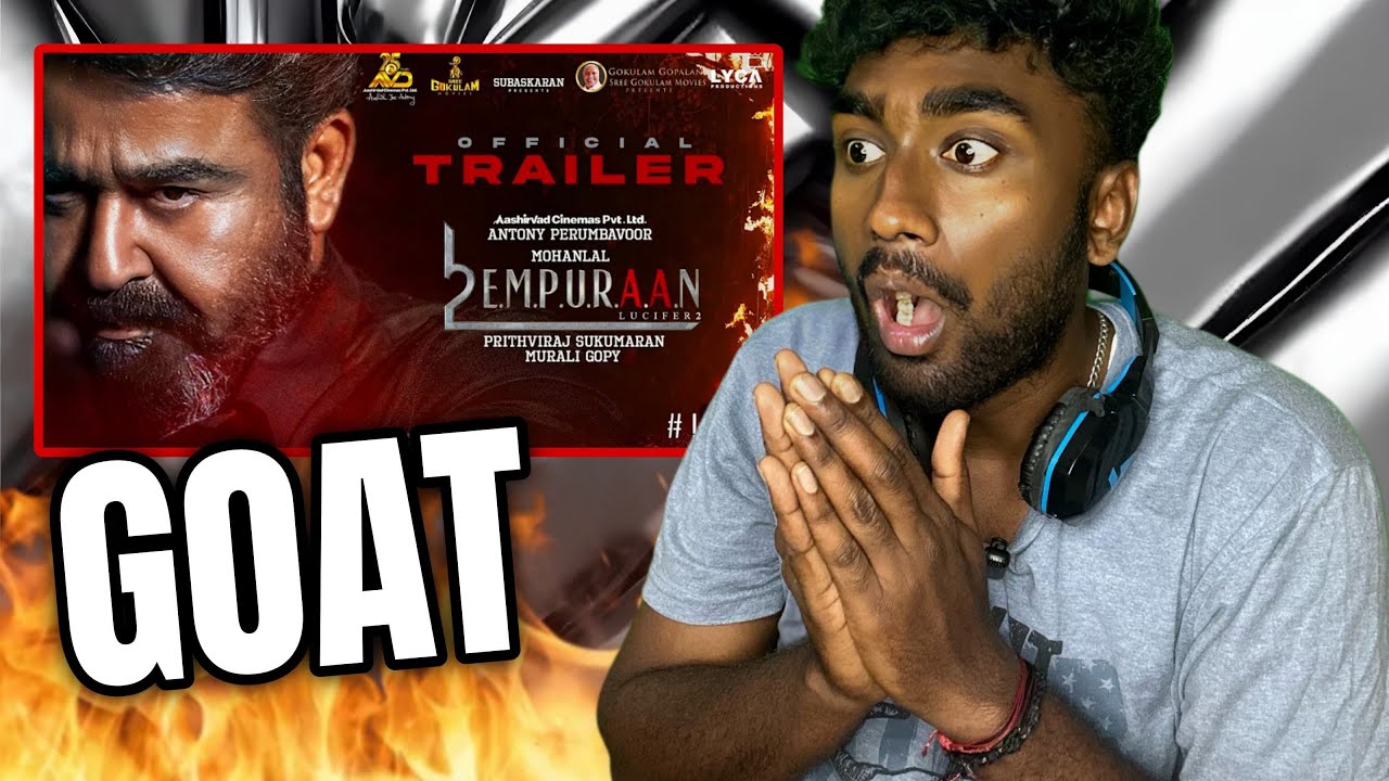 Adipoli🥵🔥L2: Empuraan Trailer Reaction 🤩|Mohanlal| | Prithviraj Sukumaran | |Lyca Production |