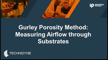 Gurley Porosity Method: Measuring Airflow through Substrates