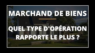 Marchand de biens : quel type d'opération rapporte le plus ?