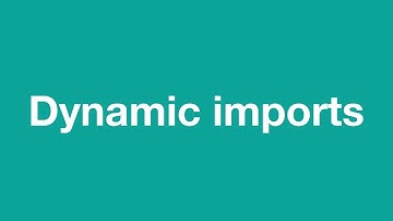 Dynamic imports