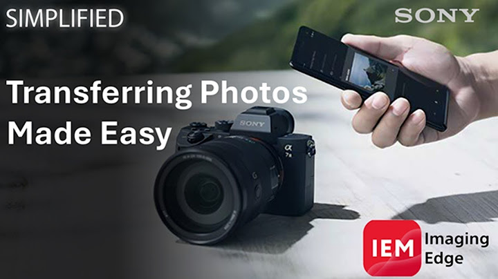 Sony LIVE | Simplified: Transferring Photos Made Easy