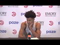Hawks vs. Nets Postgame Press Conference: Jalen Johnson