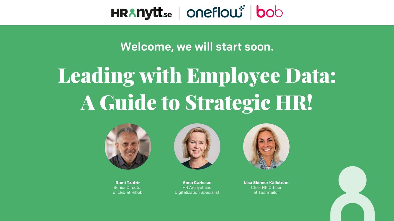 Webinar – Leading with Employee Data: A Guide to Strategic HR - YouTube