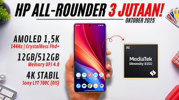 Mending ini, 7 HP 3 JUTAAN TERBAIK OKTOBER 2025! All rounder PUAS🔥