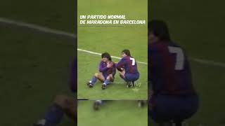 Un partido normal de Maradona en Barcelona... #maradona #barcelonafc #copadelmundo