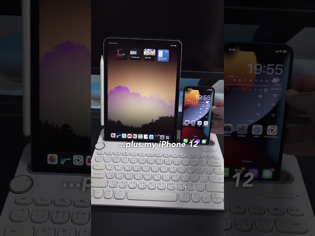 Can iPad Pro fit in Logitech K480’s stand? #ipadpro #logitechk480