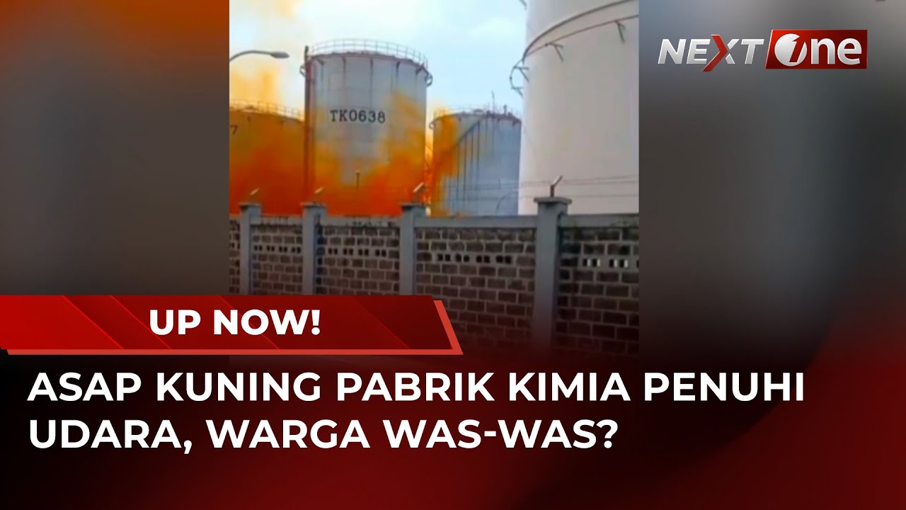Kepulan Asap Kuning dari Pabrik Kimia Bikin Was-Was, Manajeman Perusahaan Klarifikasi | UP NOW!