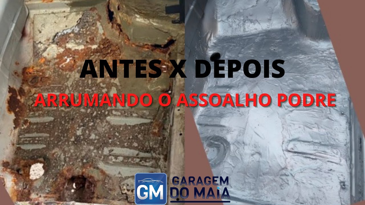 Recuperação do assoalho do carro em casa! Passo a Passo - YouTube