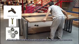 (N2811 assembly tutorial)Collaborate in Style: Discover Our Featured Meeting Table 💼💡