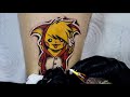 Pikachu Pokemon Tattoo Timelapse