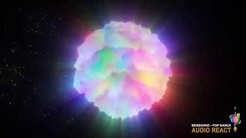 Audio React Cosmic Smoke Ball Trapcode Tao Form & Shine featuring "Pop Dance" From Bensound