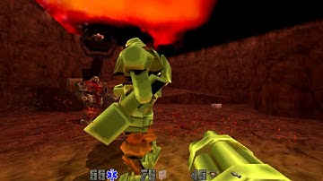 Quake 2-Rampant Rockfall Single-Player Map
