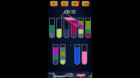 Water Sort Puzzle - Color Liquid Sorting Game Level 532 Solution